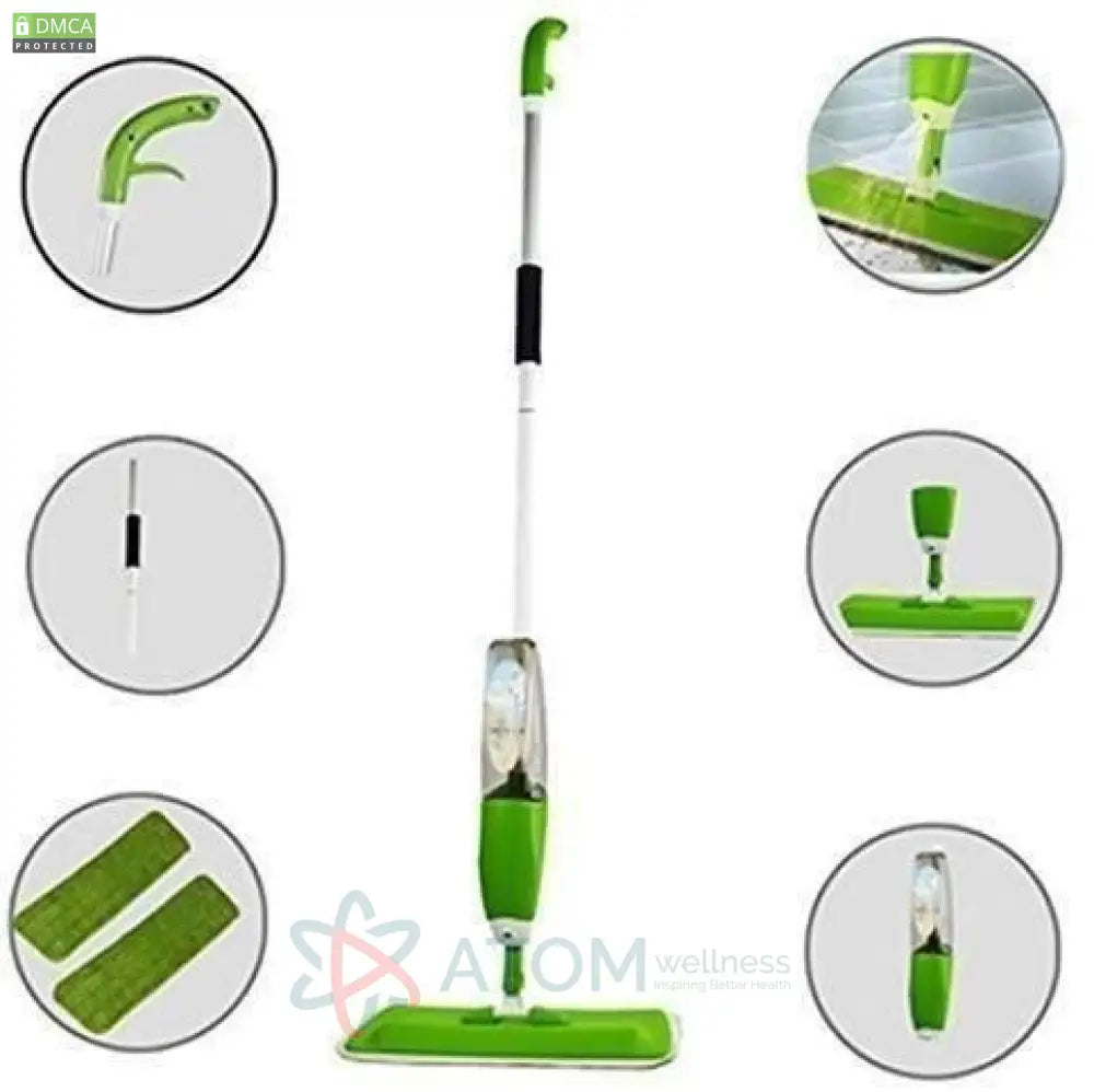 Spray Mop 360 Degree Handle Wet & Dry Microfiber Floor Spray Mop