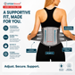 ATOM Shield Lumbo Sacral Belt for Men & Women | Adjustable Lumbar & Lower Back Support Belt | Contoured Back Support for Daily Use