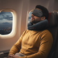 Premium Travel Kit for Sleeping - Ergonomic Travel Kit with 360° Support Neck Pillow, Soft Contoured Eye Mask & Ear Plugs - Complete Travel Kit Sleep Set for Men & Women - Compact Travel Essentials