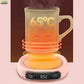 Usb Sleek Coffee Mug Smart Warmer With Led Digital Display 3 Temperature Modes