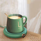 Usb Sleek Coffee Mug Smart Warmer With Led Digital Display 3 Temperature Modes M306 Green /