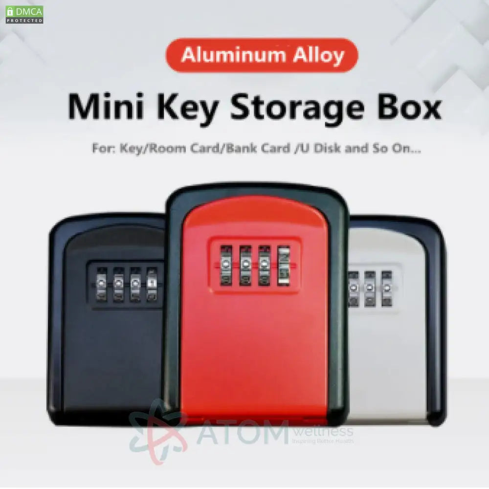 Wall Mounted Key Storage Box With Password