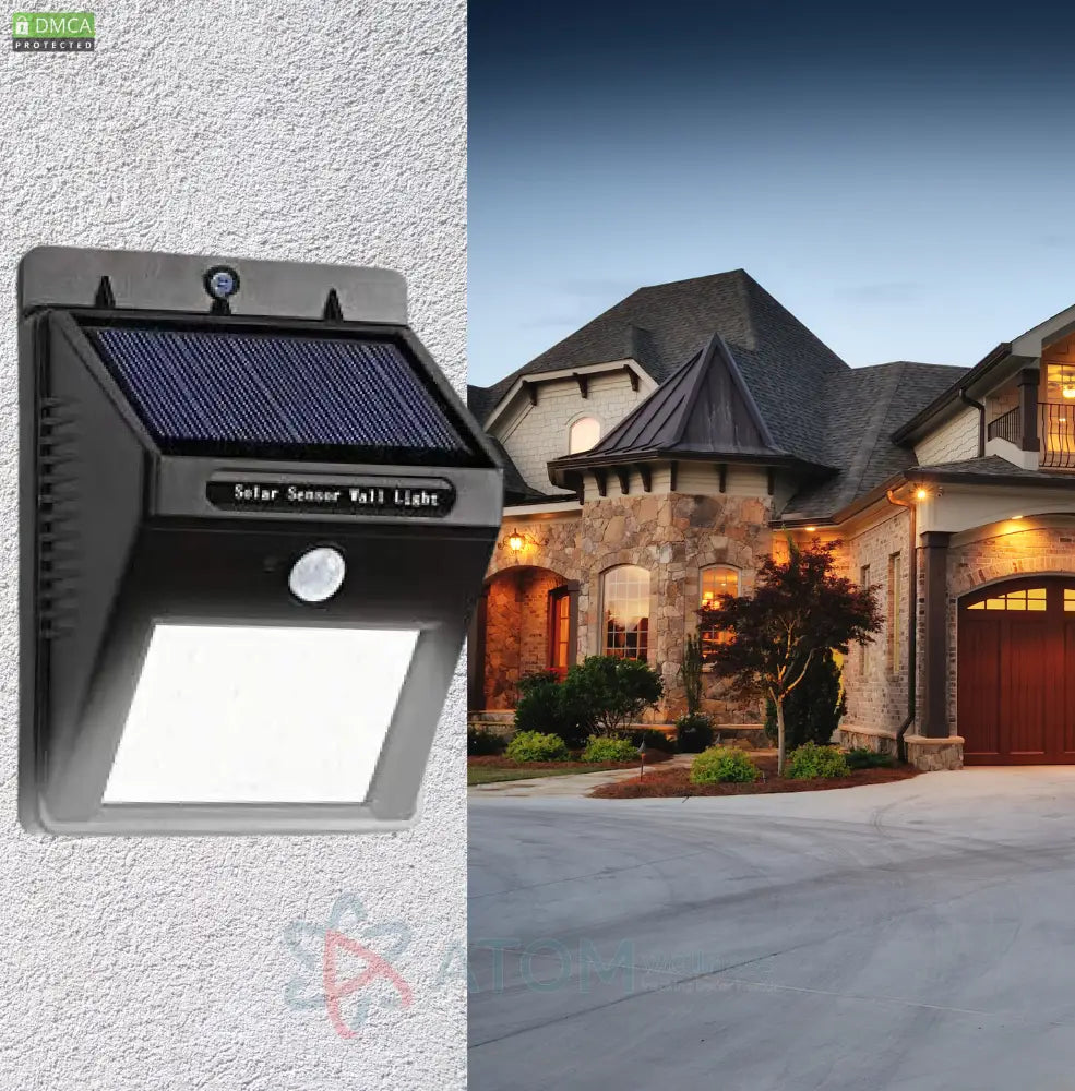 Waterproof 20 Led Outdoor Security Bright Lights With Motion Sensor