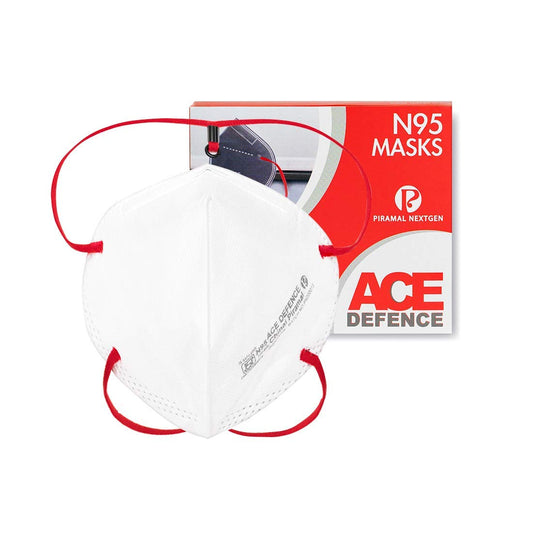 Piramal Nextgen Ace Defence Headloop N95 Face Mask | White | Pack of