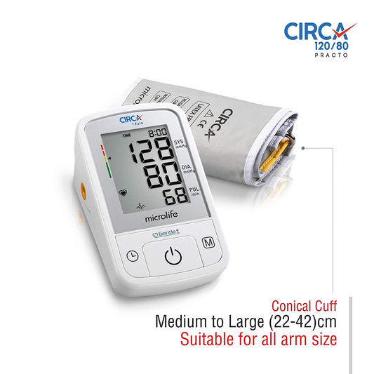CIRCA 120/80 Practo : Digital Blood Pressure Monitoring Machine.