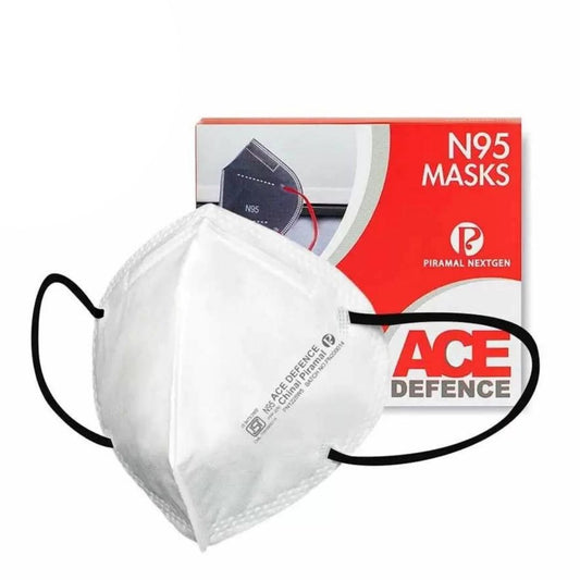Piramal Nextgen Ace Defence Earloop N95 Face Mask | White | Pack of