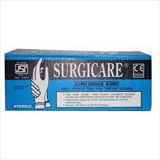 SURGICARE RUBBER/LATEX  GLOVE PACK OF 10 PAIR - SIZE 7.5